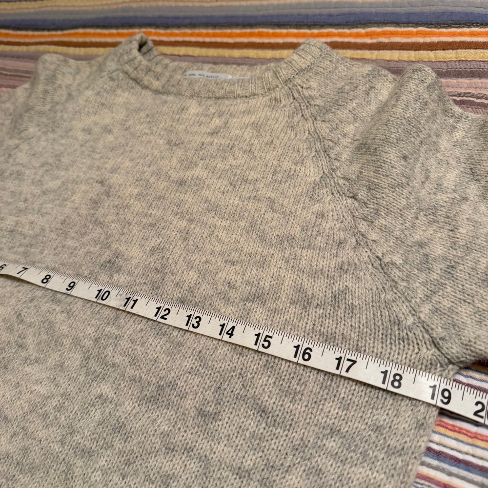Vintage McGregor Mens Medium Wool Acrylic Speckled Raglan‎ Sweater - Picture 5 of 6
